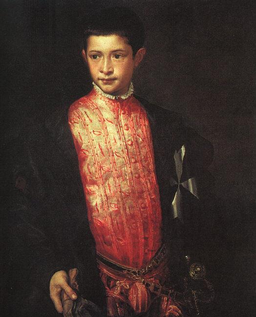 TIZIANO Vecellio Portrait of Ranuccio Farnese ar oil painting image